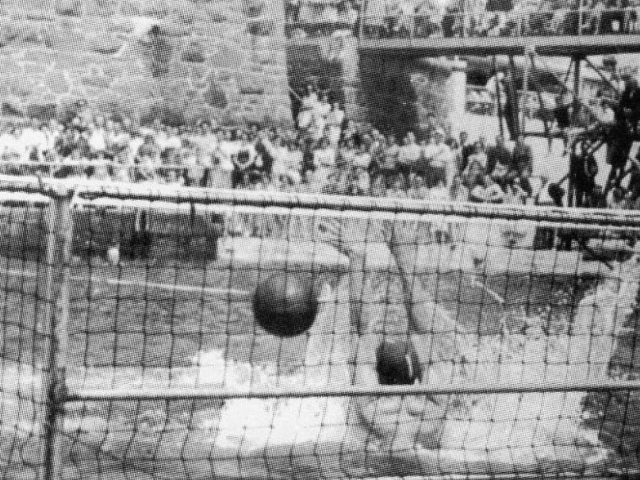 JSC - Water Polo match 1960s - author taking part